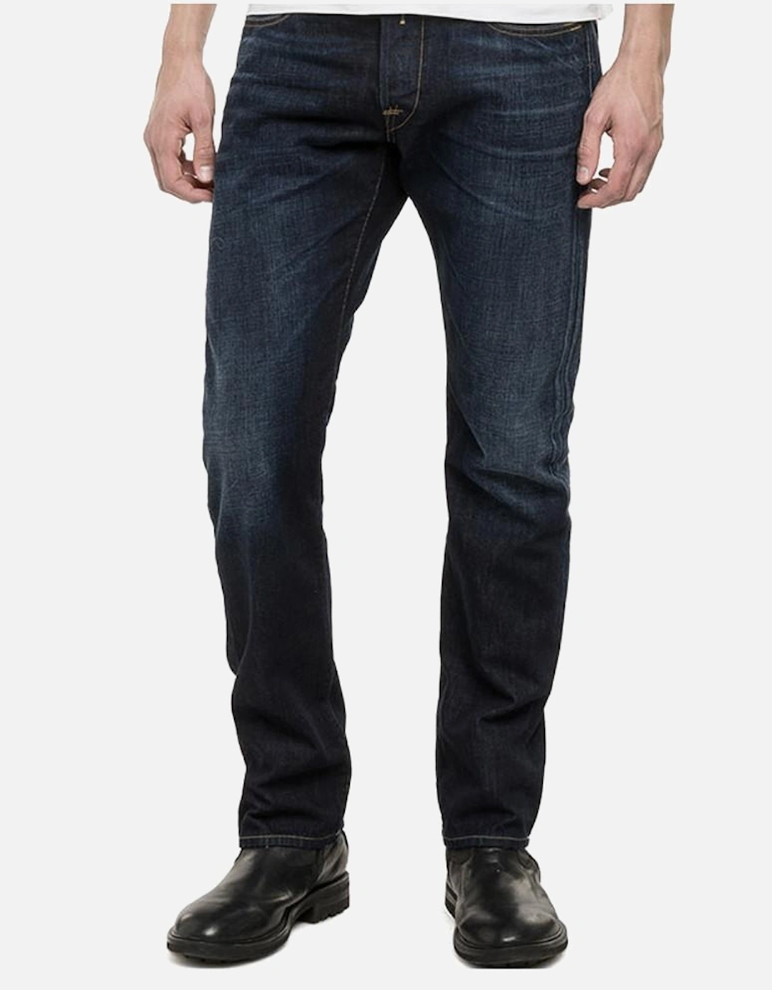 Waitom Regular Slim-Fit Jeans - Medium Wash-Deep Blue, 8 of 7