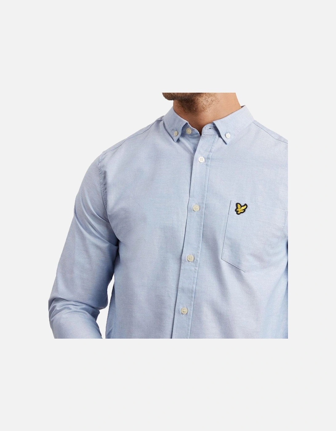 Long Sleeve Oxford Shirt - Riviera Blue