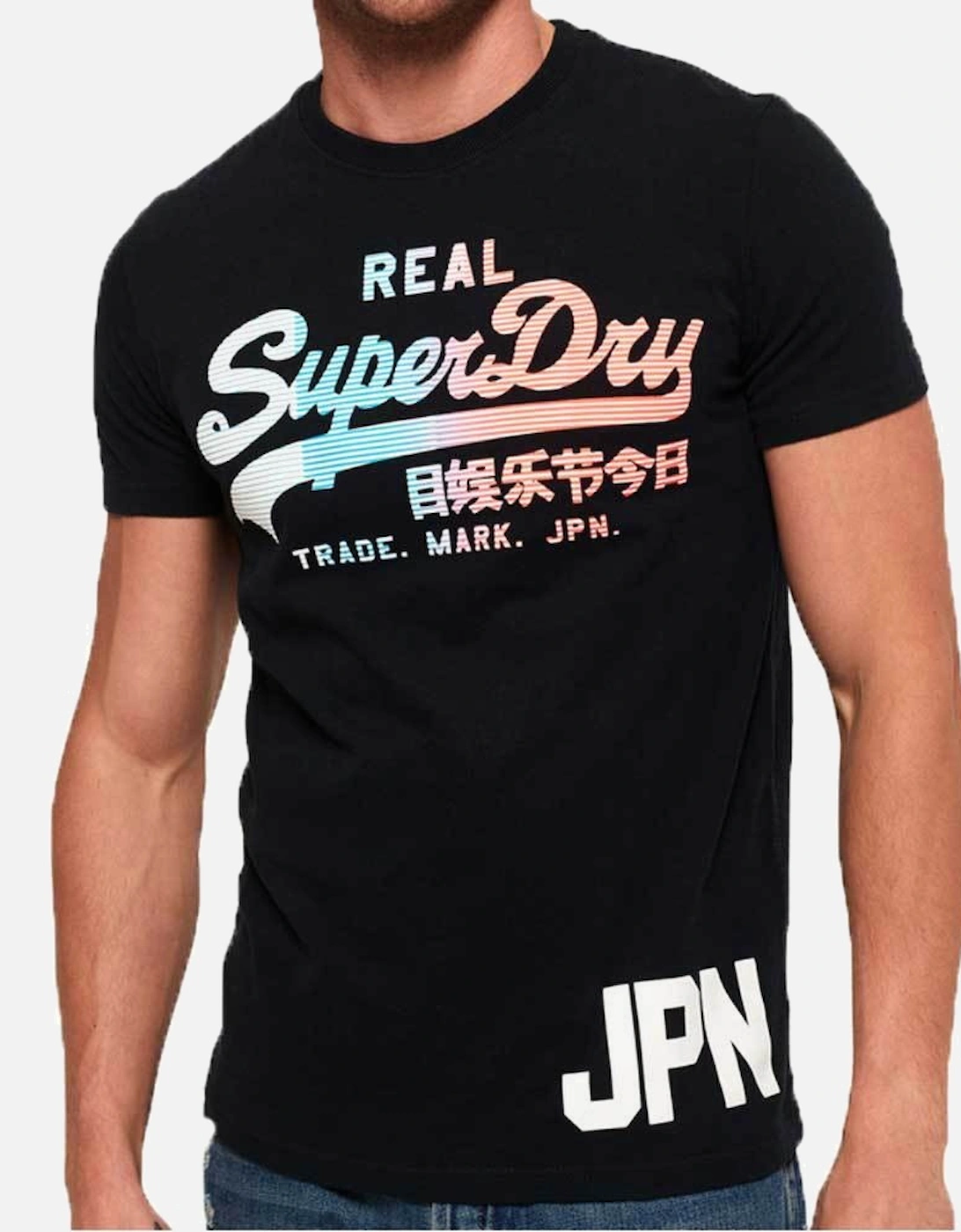 Men's Superdry Mens Vintage Logo 1st t-shirt - Eclipse Navy - Blue/Dark (Shade)/Navy- [Size: S only]