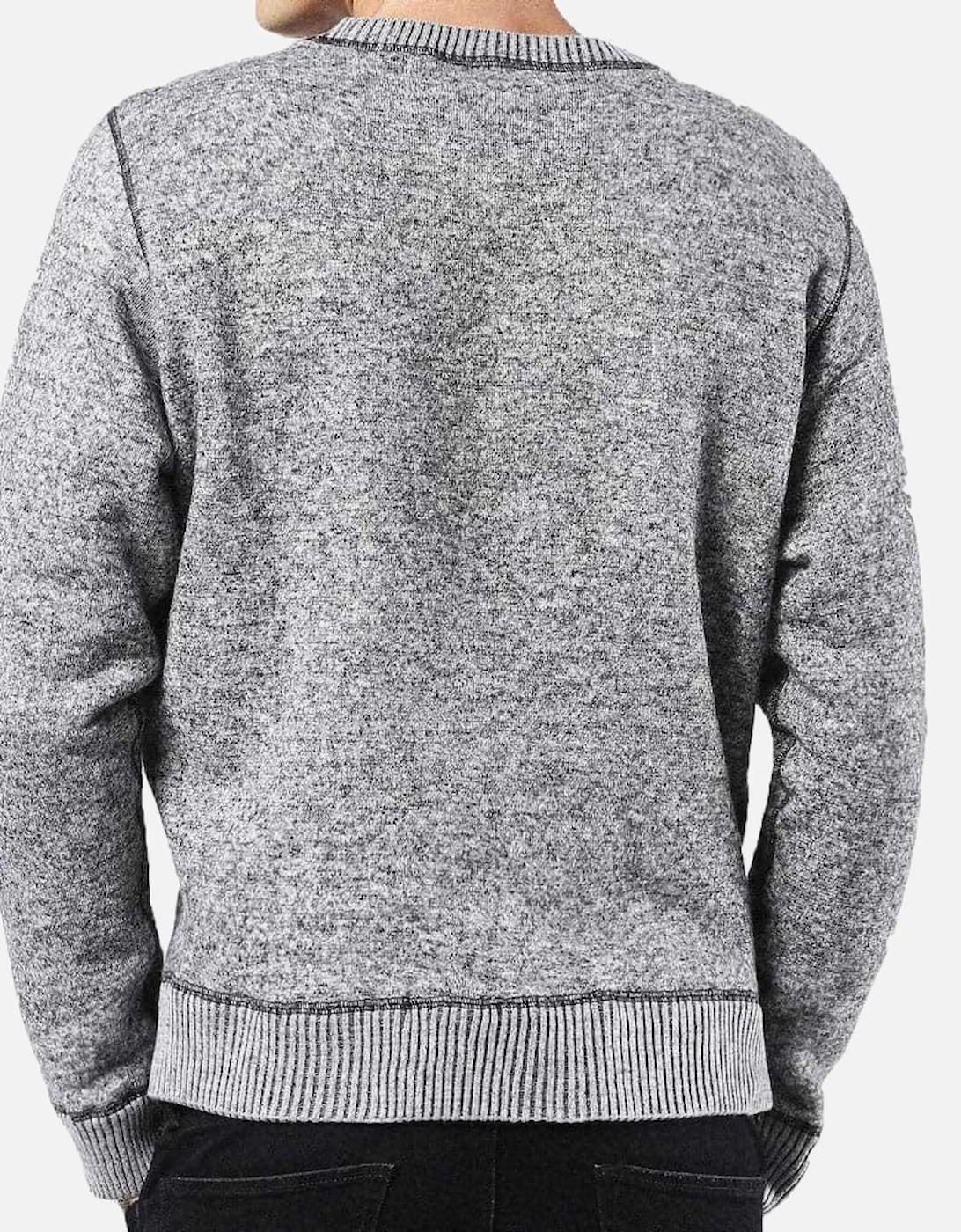 S-Real Crewneck Alpaca Wool Sweatshirt - Grey