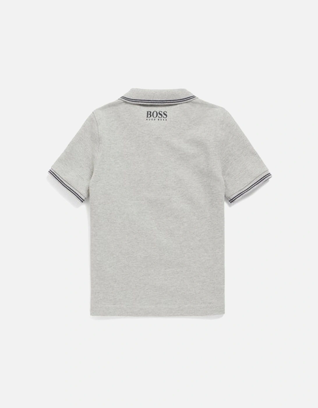 Boys Light Grey Polo Shirt