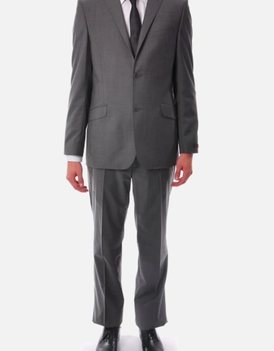 hugo boss grey suit sale