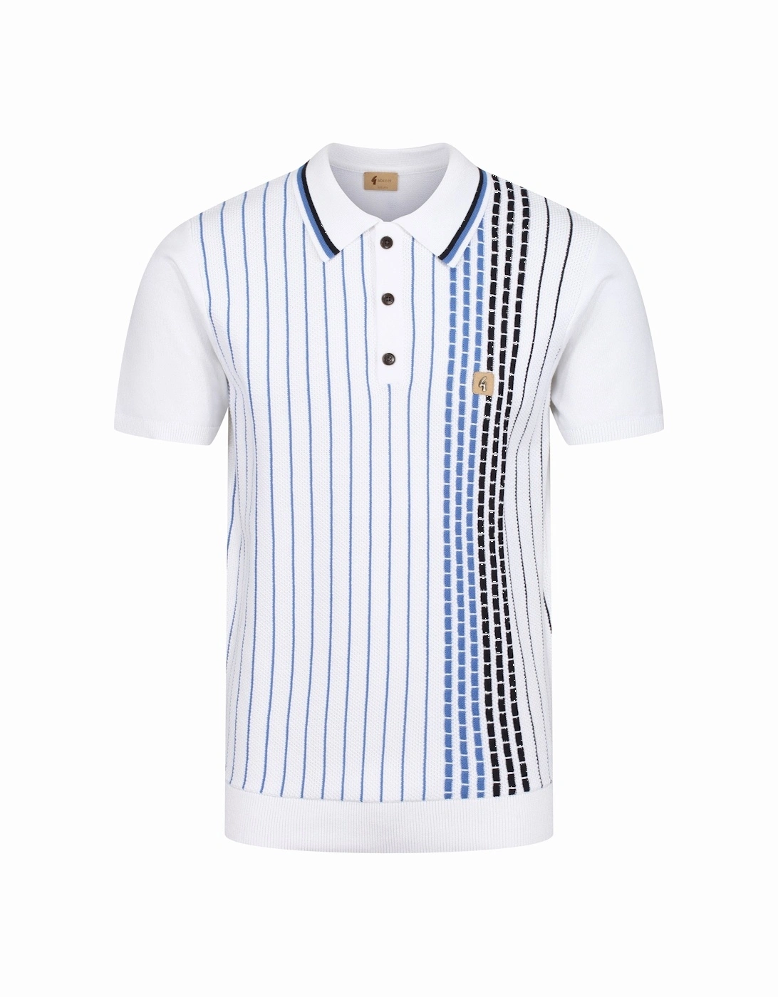 Widmark Knitted Polo Shirt | White, 4 of 3