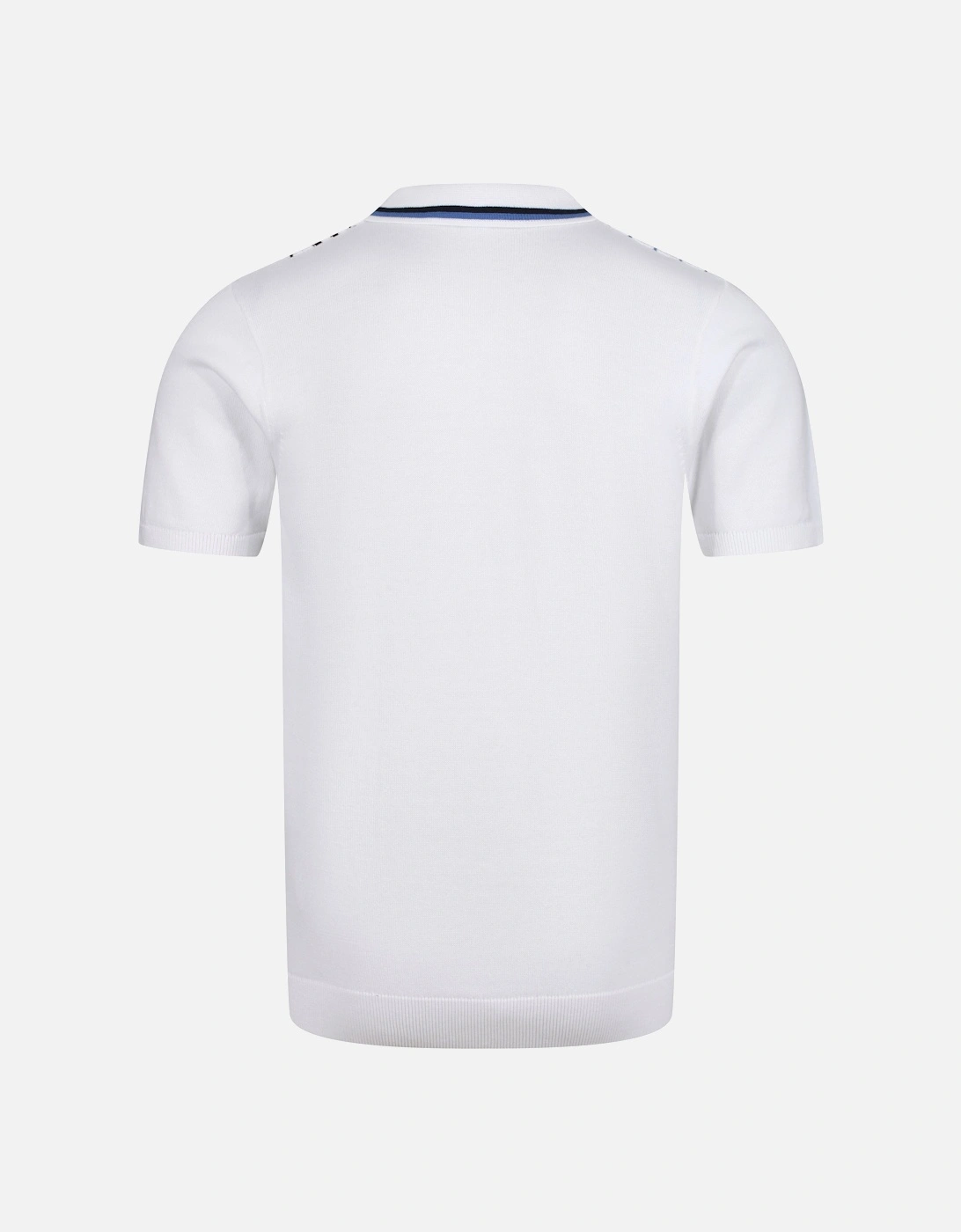 Widmark Knitted Polo Shirt | White