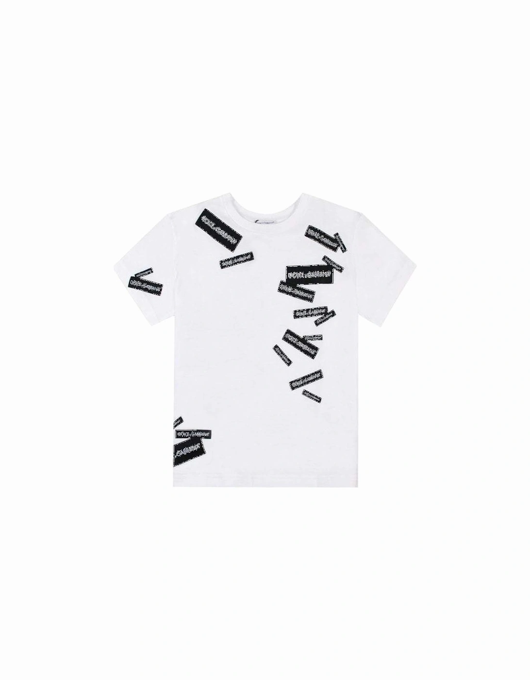 Boys Labelled T-Shirt White, 2 of 1