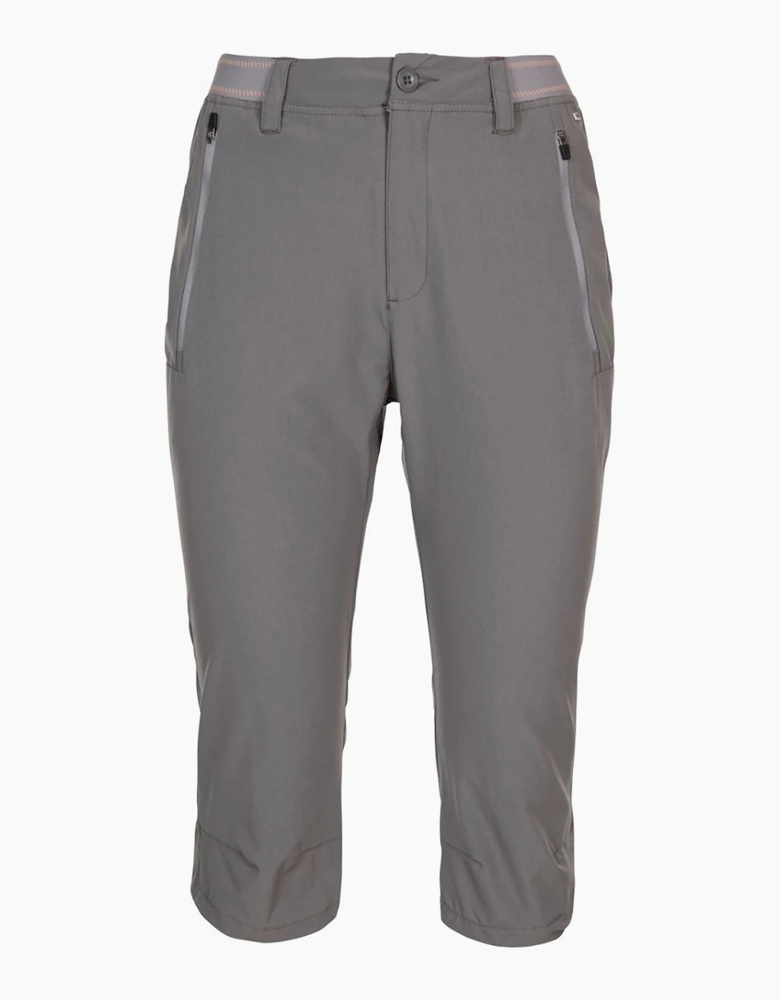 Women's Trespass Womens/Ladies Grateful 3/4 Shorts - Grey - Size: L