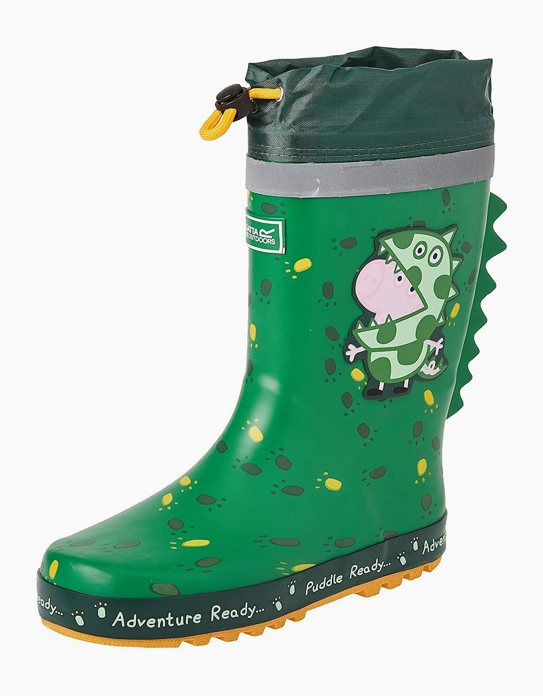 Regatta Childrens/Kids Puddle Peppa Pig Wellington Boots - Green - Size: 13