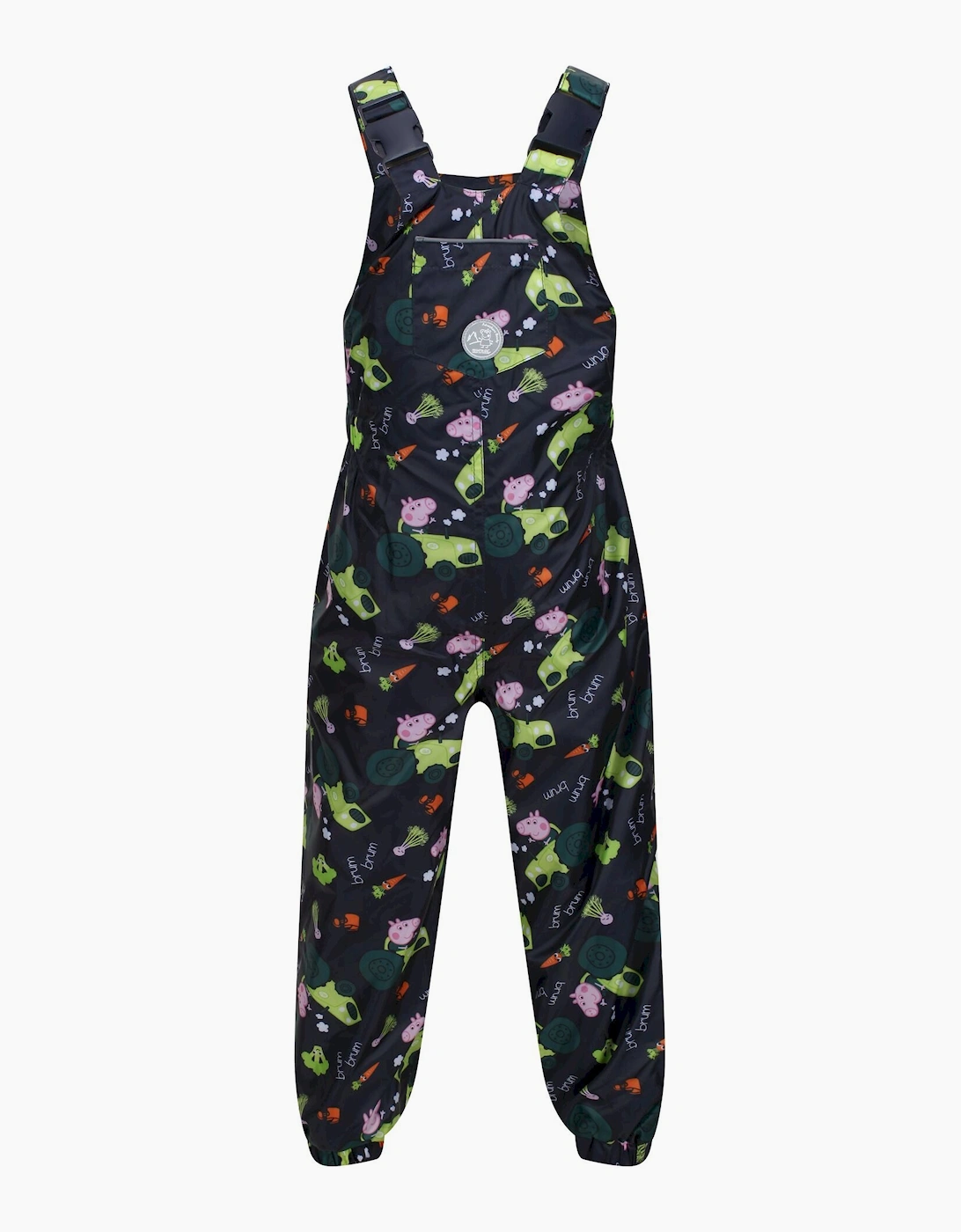 Regatta Childrens/Kids Muddy Puddle Peppa Pig Dungarees - Navy - Size: 9-12 months
