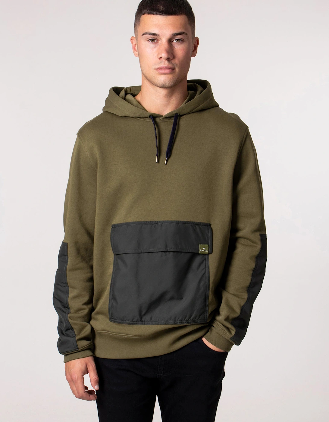 Mixed Media Popover Hoodie, 4 of 3