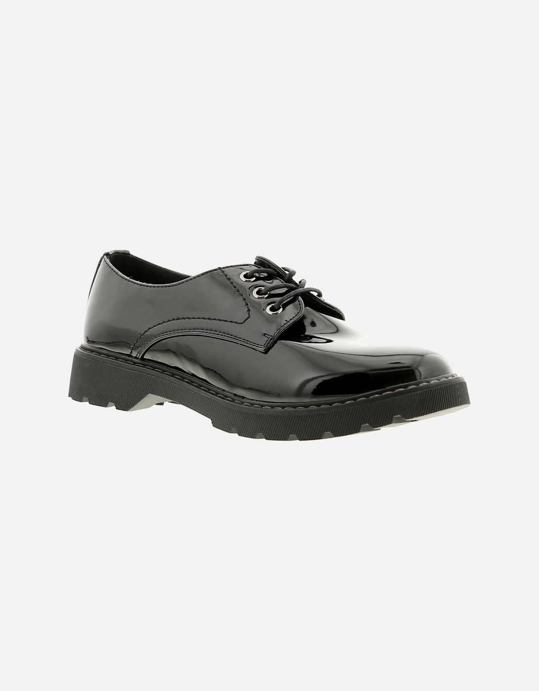 Apache Katala Women's Flat Shoes Black Patent | Apache