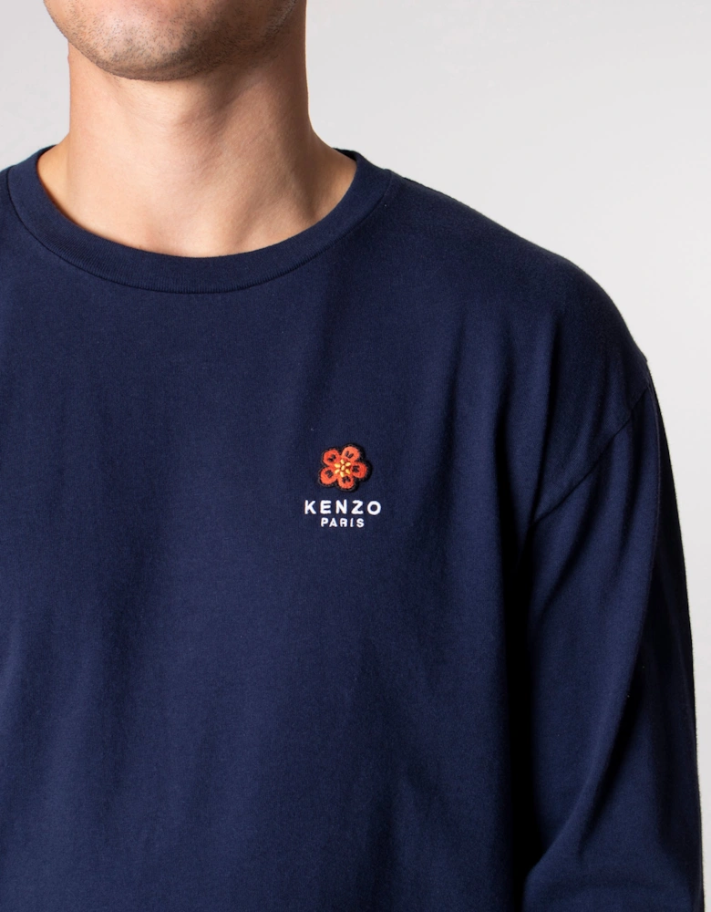 Long Sleeve Boke Flower T-Shirt