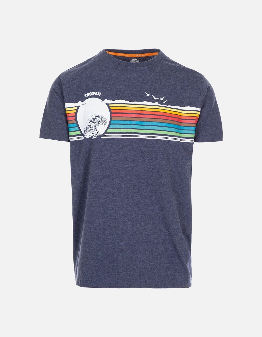 Men's Trespass Mens Lakehouse T-Shirt - Navy - Size: 40/Regular