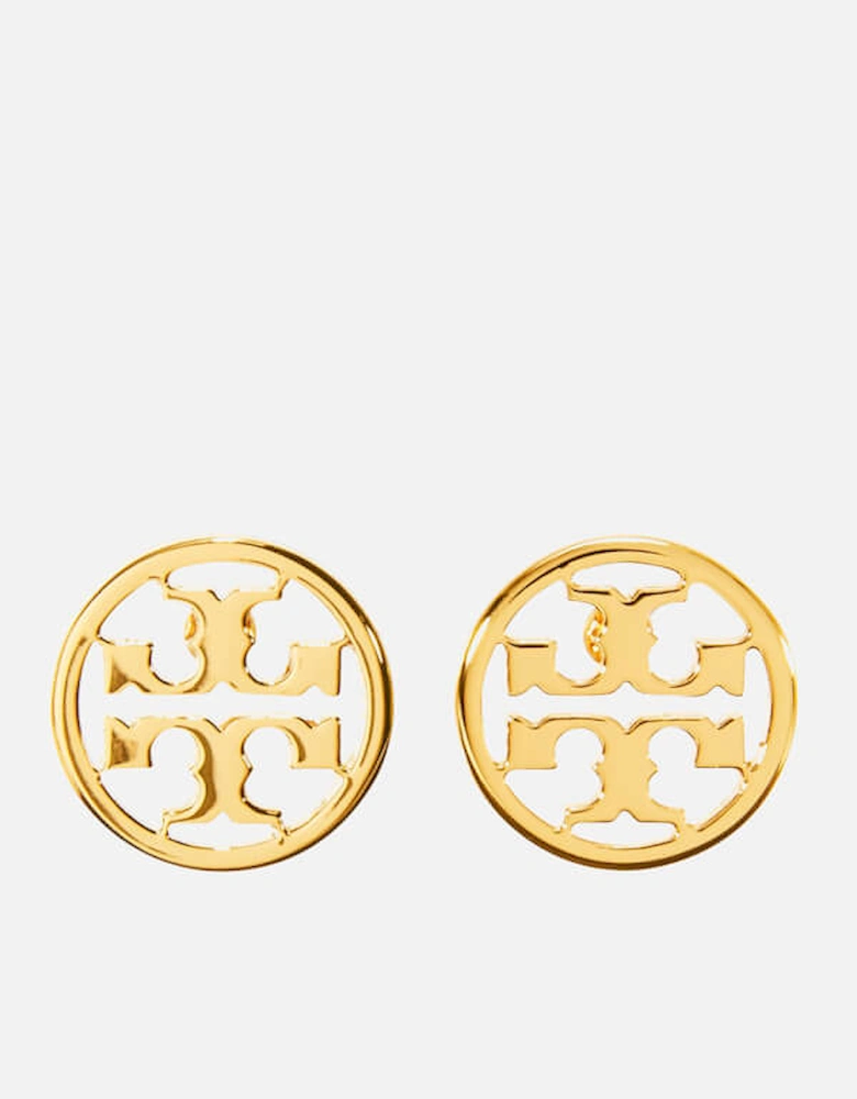 Women's Logo Circle-Stud Earrings - Tory Gold
