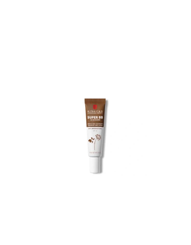 Super BB Cream Chocolat - Full Coverage Anti-Blemish Tinted Moisturiser SPF20 Travel Size 15ml