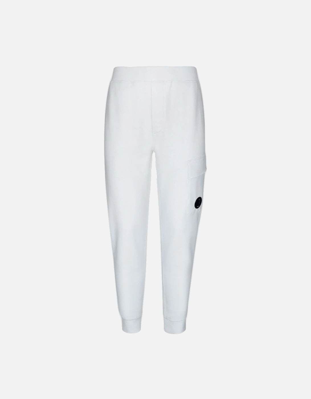 C.P Company Diagonal Raised Fleece Sweatpants White, 2 of 1