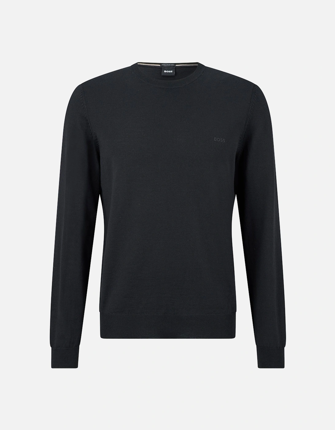  Men's Botto-l Crew Neck Knitwear Black - Size: 46