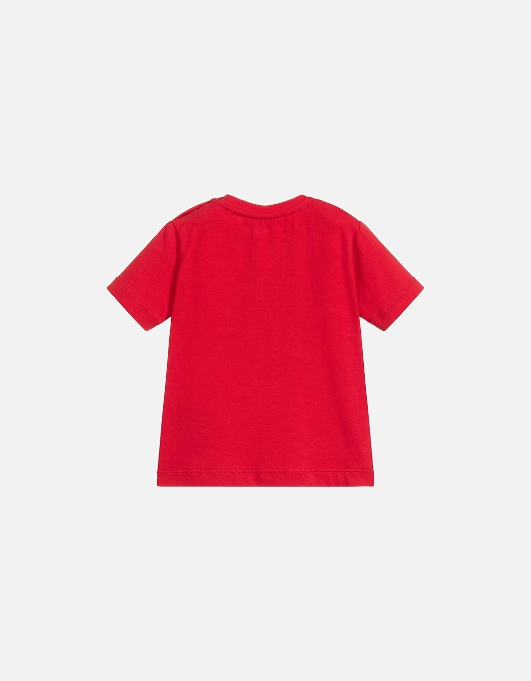 Baby Boy Red Jersey Logo T-Shirt