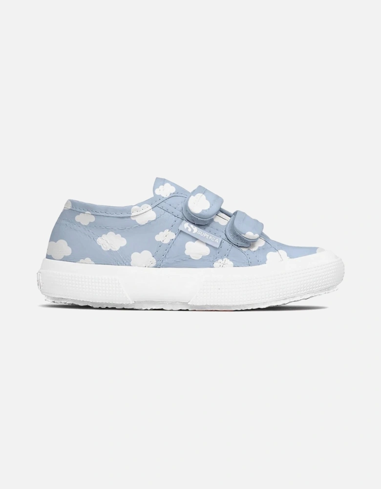 Straps Cloud Print Girls Trainers