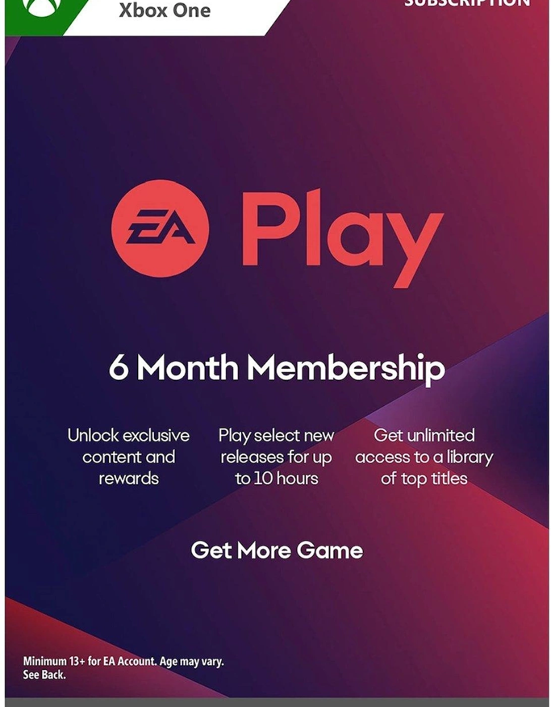 Xbox EA Play 6 Month Subscription, 2 of 1
