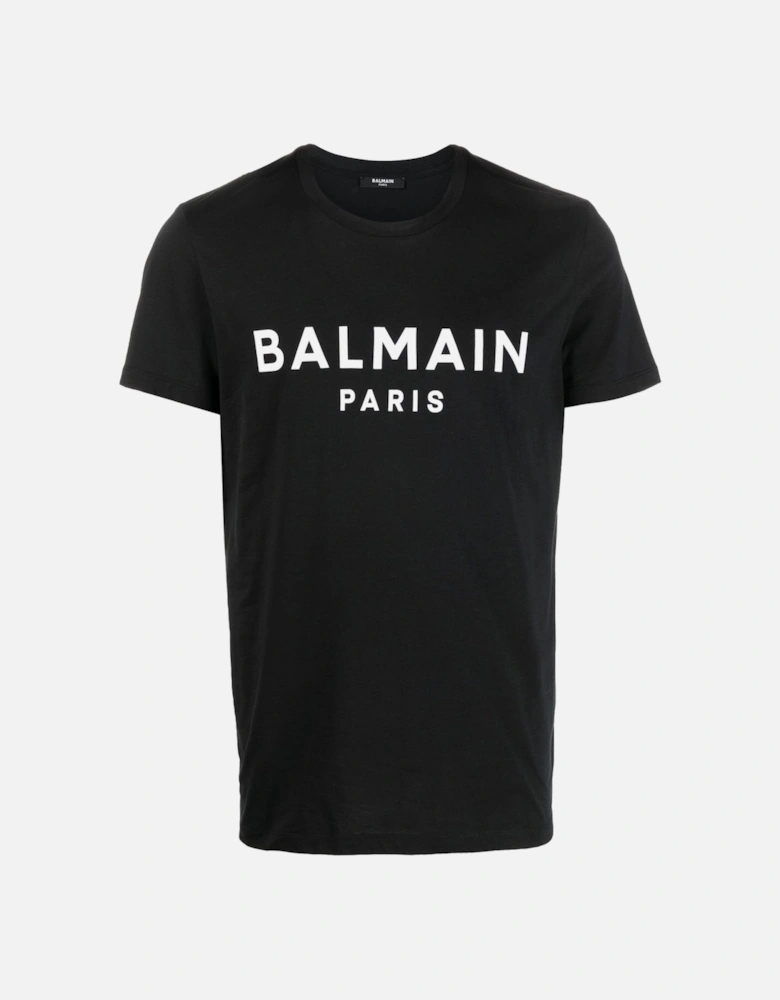 Paris Print Logo Black T-shirt