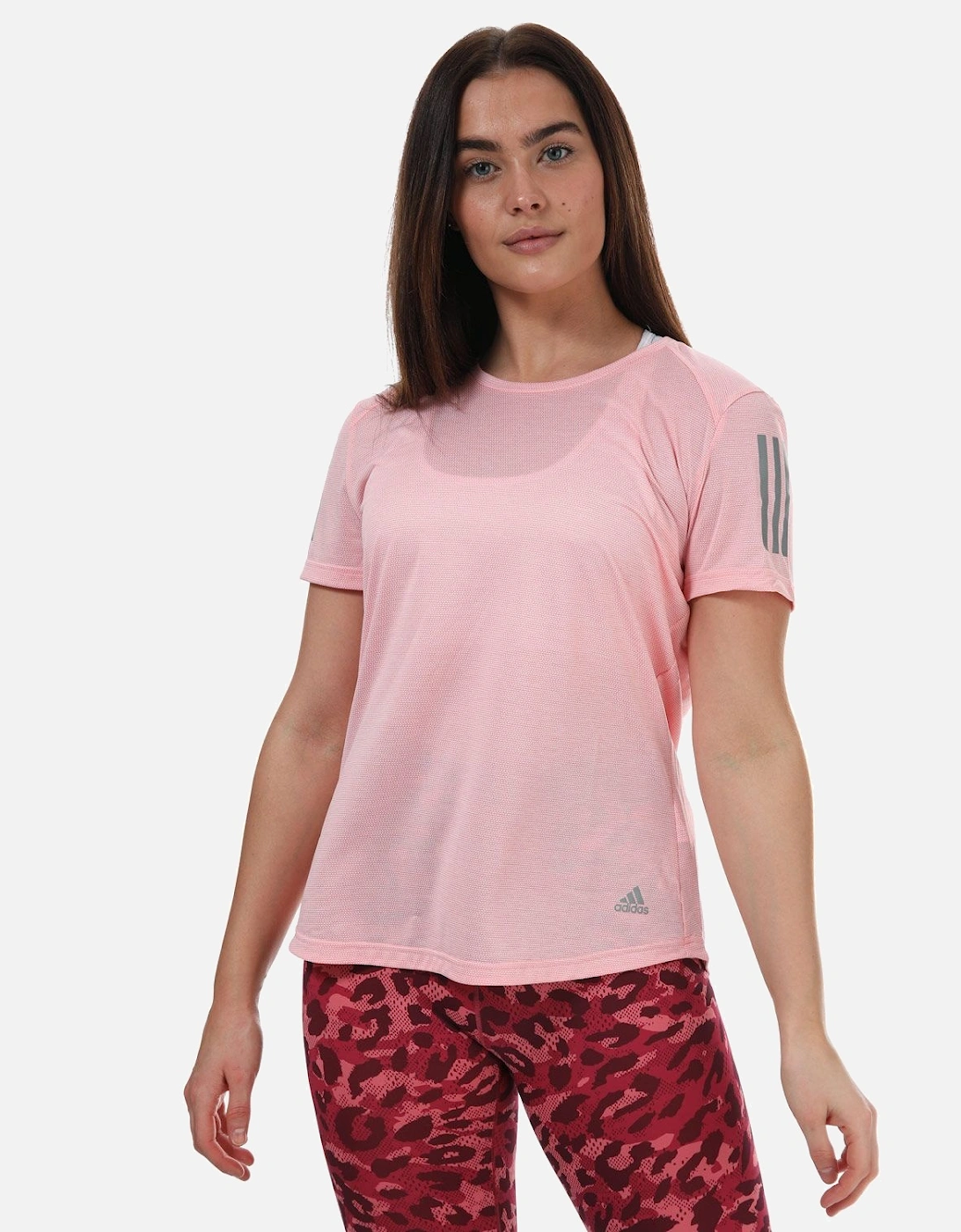 Women's Womens Own The Run T-Shirt - Pink