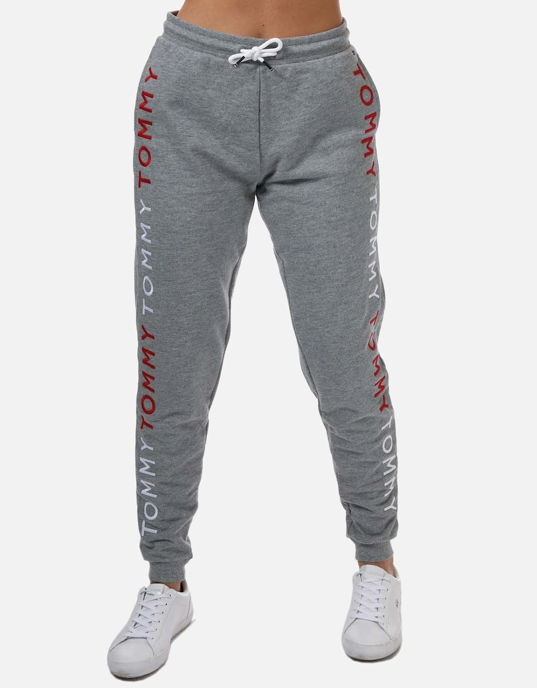 Women's Womens Logo Embroidery Tapered Joggers - Grey/Grey Heather
