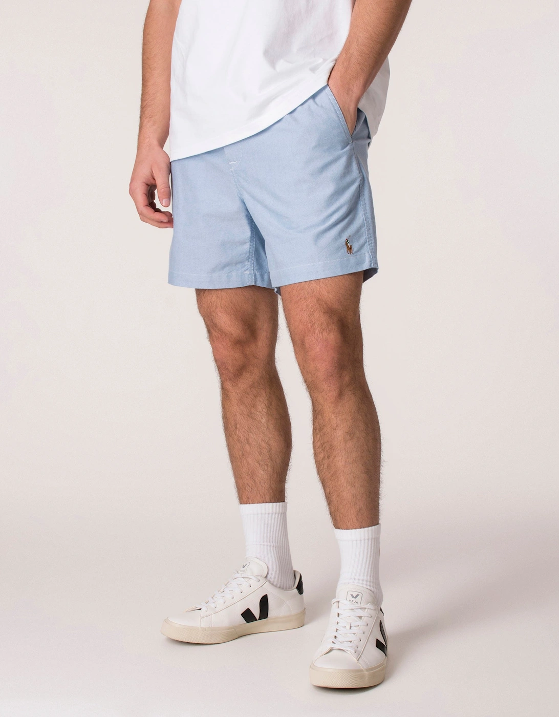 Classic Fit Polo Prepster Oxford Flat Shorts, 5 of 4