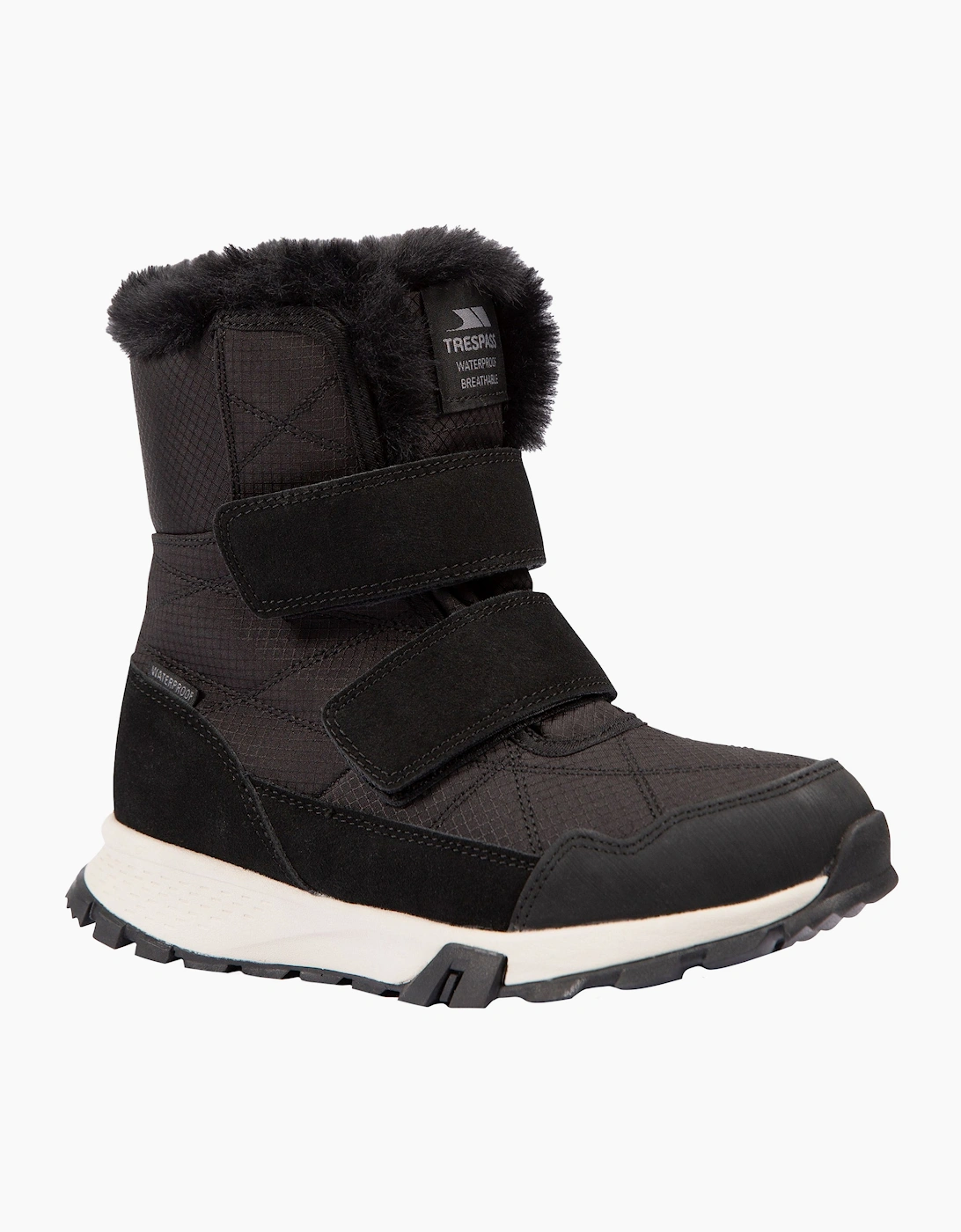 Women's Trespass Womens/Ladies Eira Snow Boots - Black - Size: 4