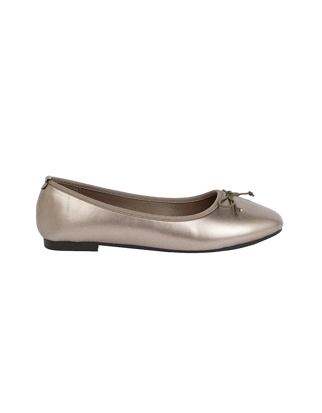 Womens/Ladies Phoebe Bow Flat Ballet Shoes, 5 of 4
