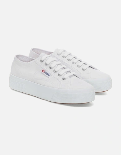 superga white platform trainers