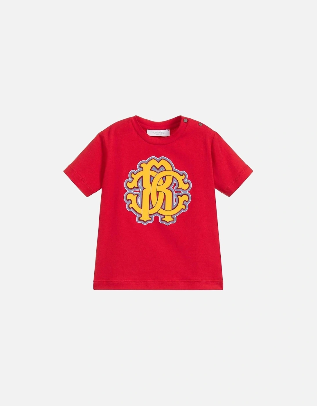 Baby Boy Red Jersey Logo T-Shirt, 3 of 2