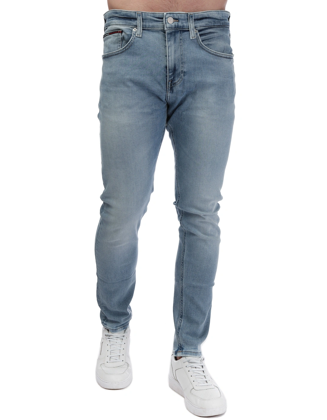 Men's Mens Austin Slim Tapered Jeans - Blue/Light (Shade)/Light Blue