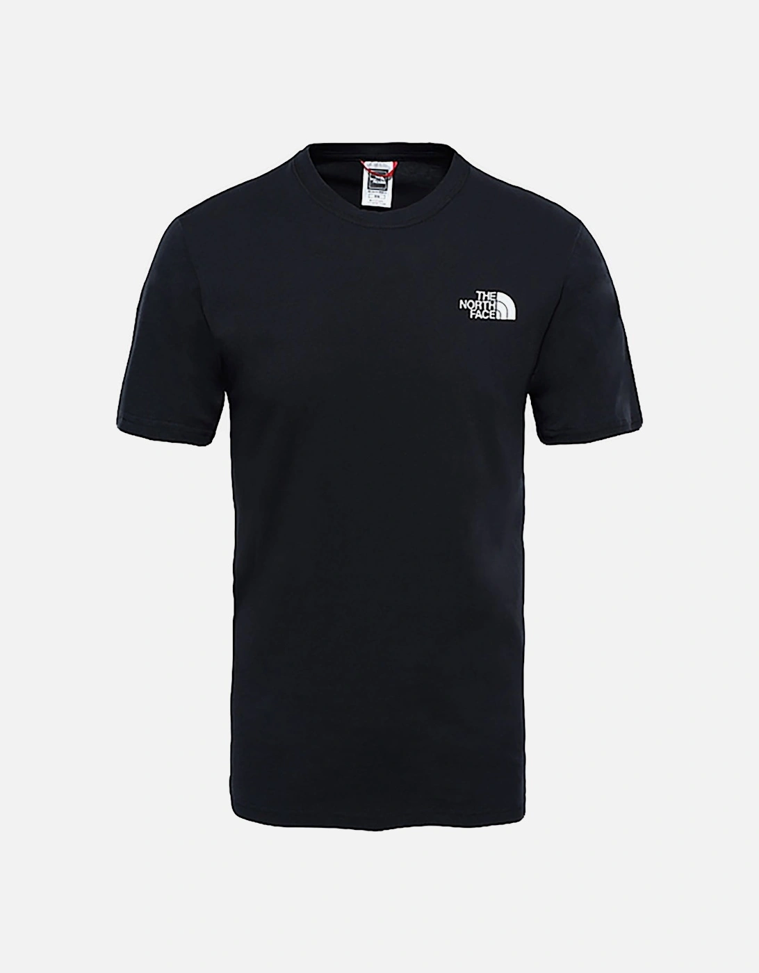 Men's North Face Red Box T Shirt Black