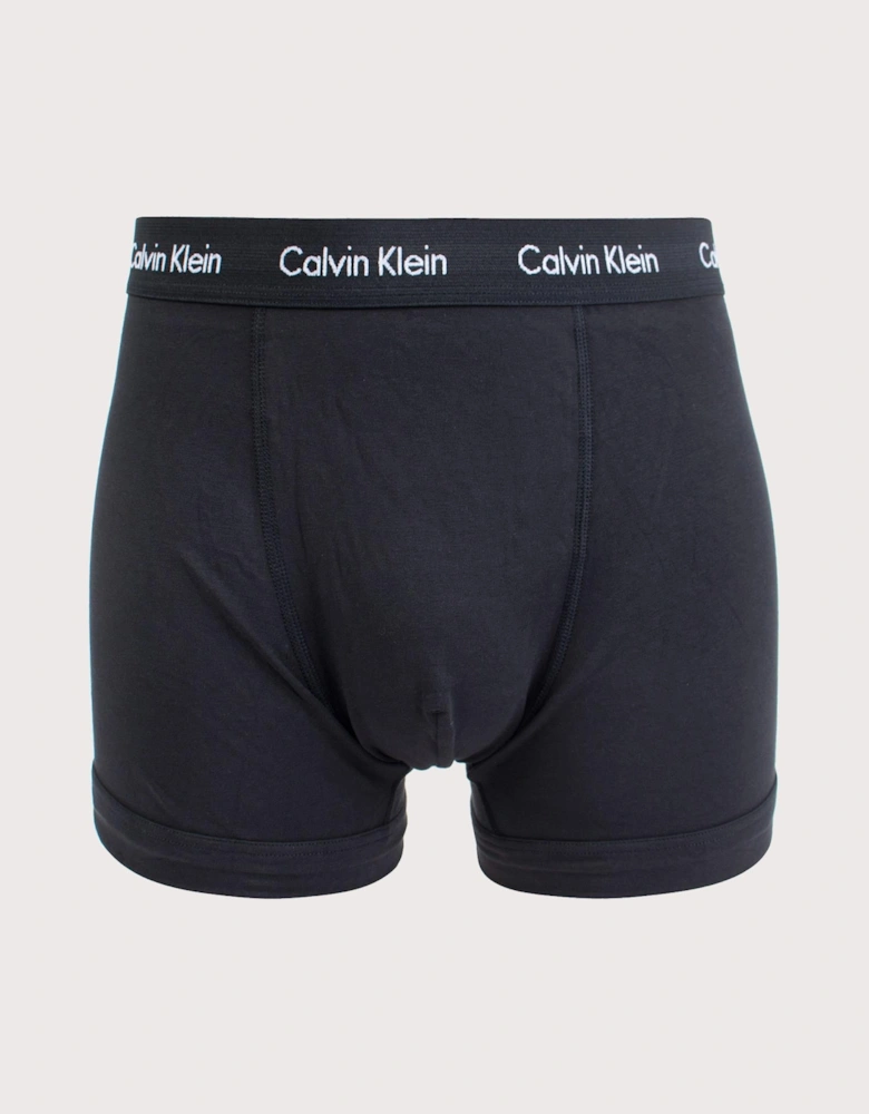 Three Pack of Cotton Stretch Trunks