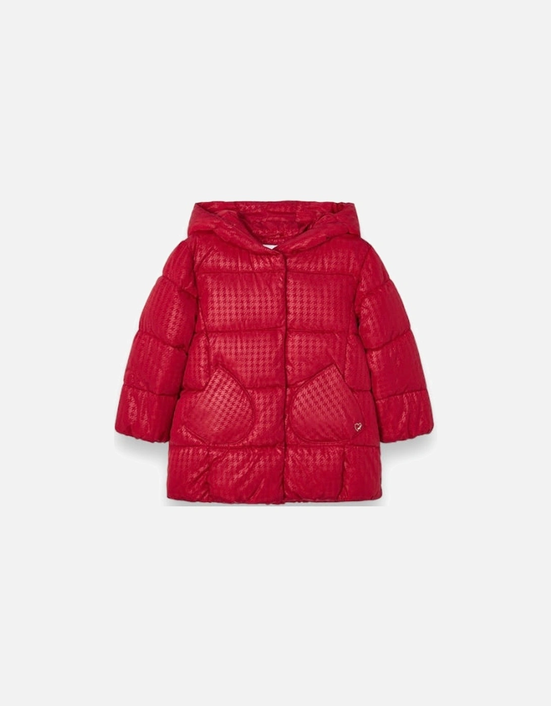Mayoral Girl's Red Puffer Coat - Size: 3 years