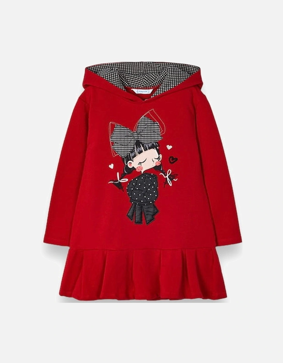 Mayoral Girl's Red Hoody Dress - Size: 6 years
