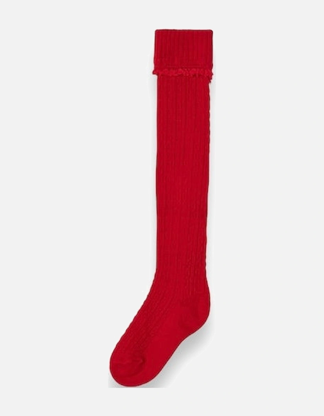 Mayoral Girl's Red Knee Socks - Size: 10 years