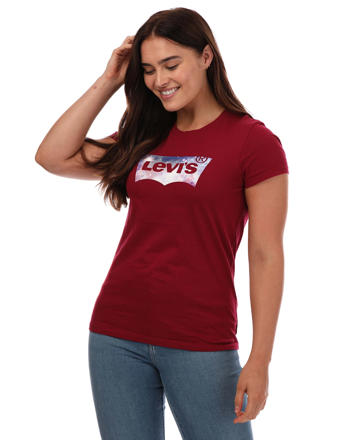 Women's Womens The Perfect T-Shirt - Dark (Shade)/Red/Burgundy