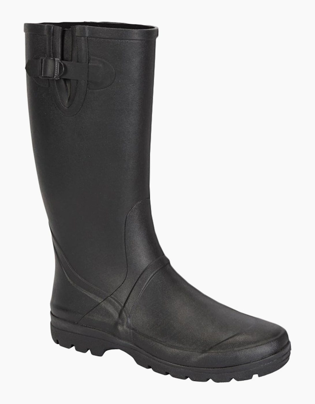 Men's Mountain Warehouse Mens Rubber Wellington Boots - Black - Size: 7