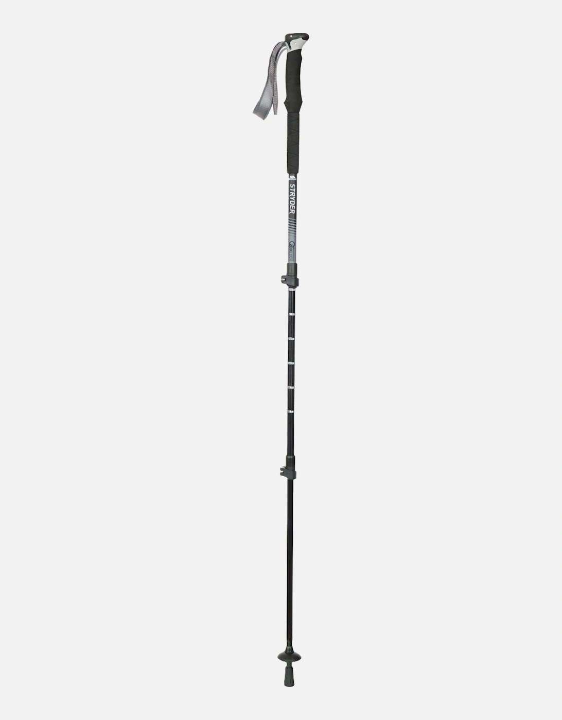 Trespass Stryder 2 Piece Walking Pole Set - Black - Size: ONE size