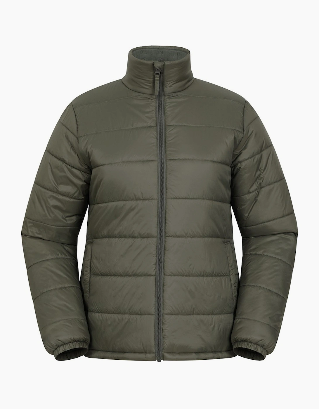 Women's Mountain Warehouse Womens/Ladies Essentials Lightweight Padded Jacket - Green - Size: 18