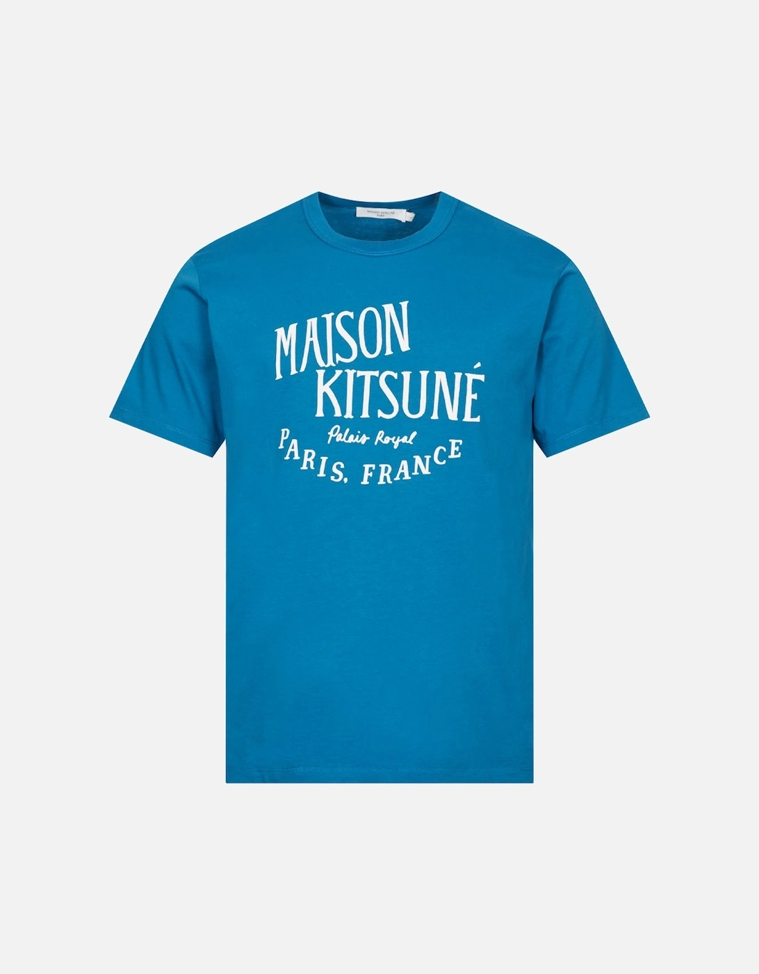 Maison Kitsune Men's Palais Royal Classic T-Shirt - Sapphire - Blue - Size: LARGE