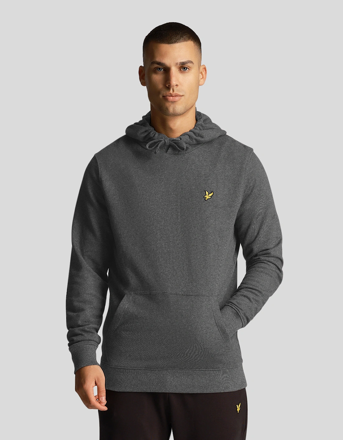 Lyle And Scott Men's Pullover Hoodie - Grey - Size: 44/Regular
