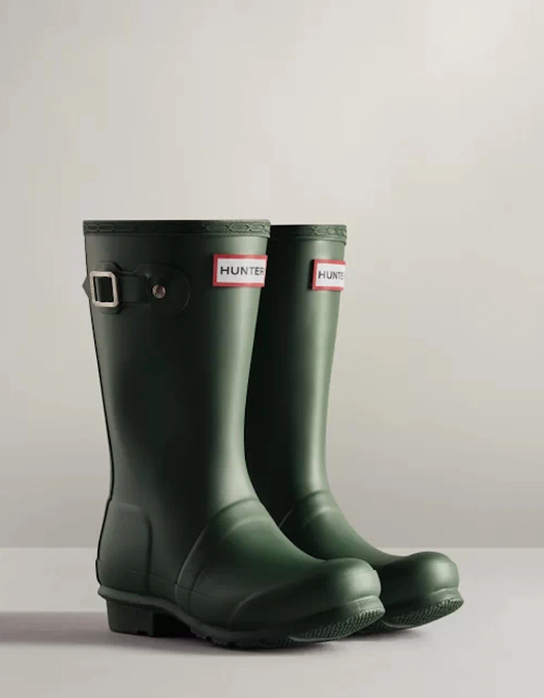 Hunter 'Original Kids' Wellington Boots|Size: Infant 13|green