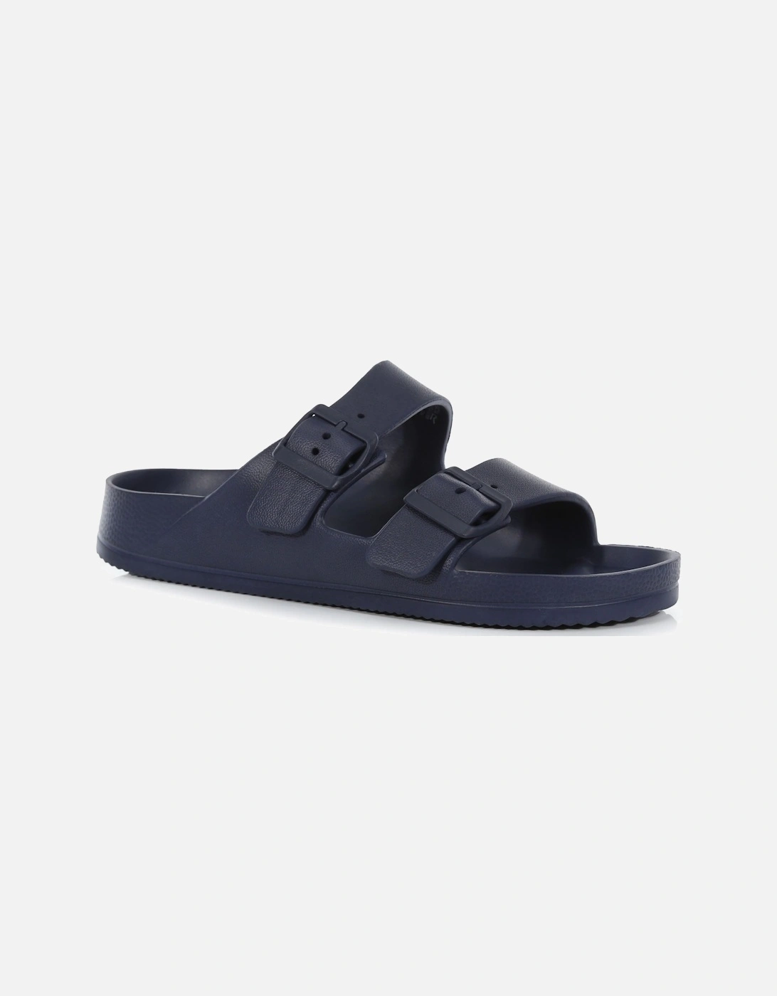 Men's Regatta Mens Brooklyn Double Strap Sliders - Navy - Size: 10