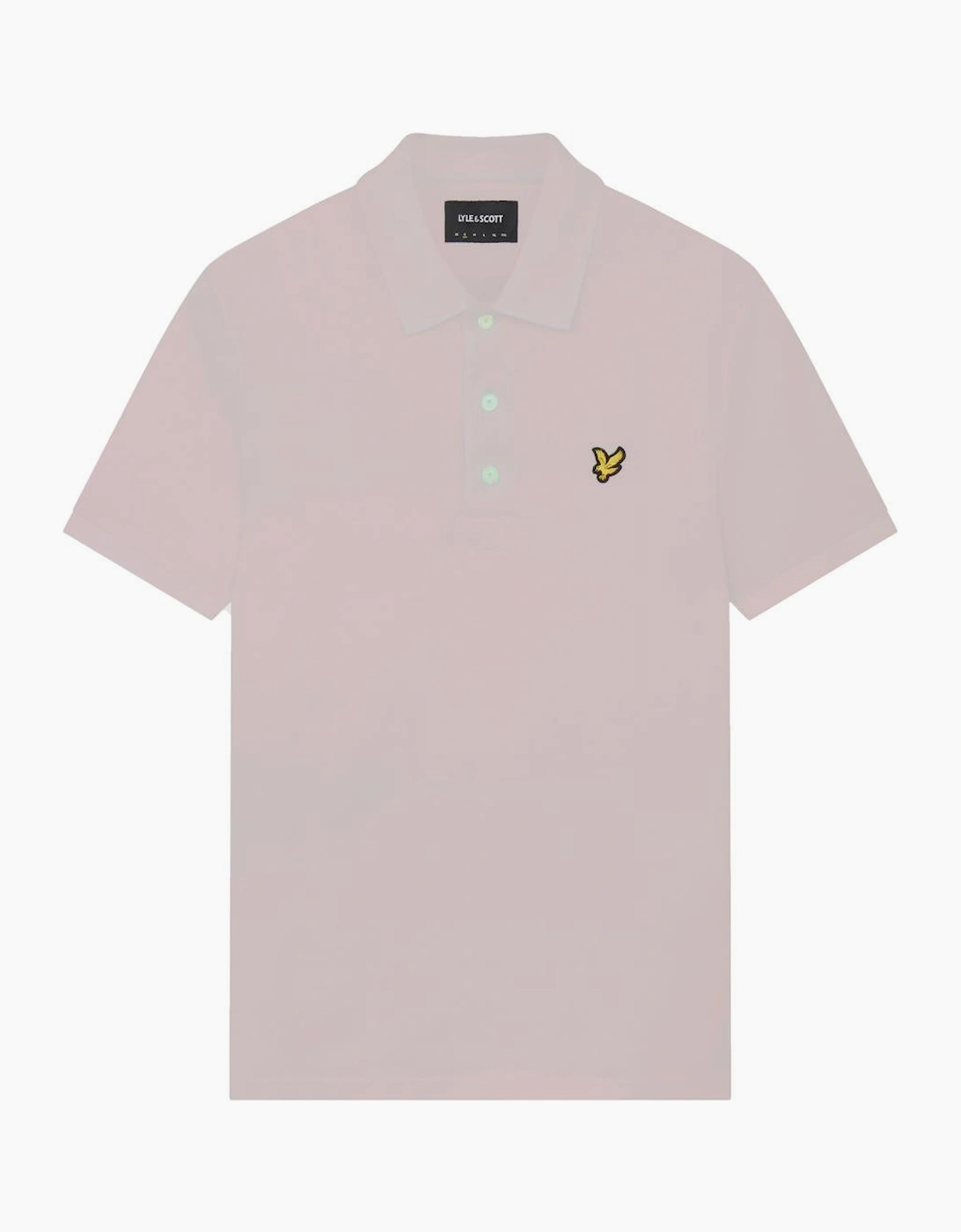 Men's Lyle & Scott Branded Chest Logo Mauve Dusk Polo Shirt - Size: 38/Regular