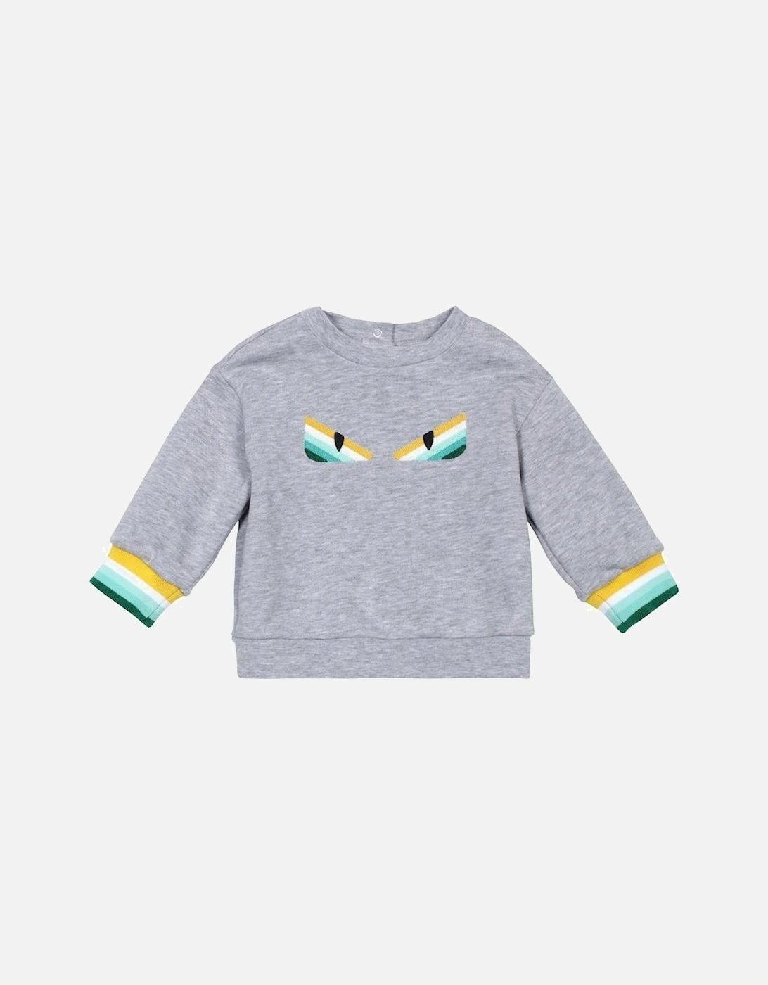 Fendi Baby Boy's Baby Boys Grey Eyes Sweatshirt - Size: 12-18 months