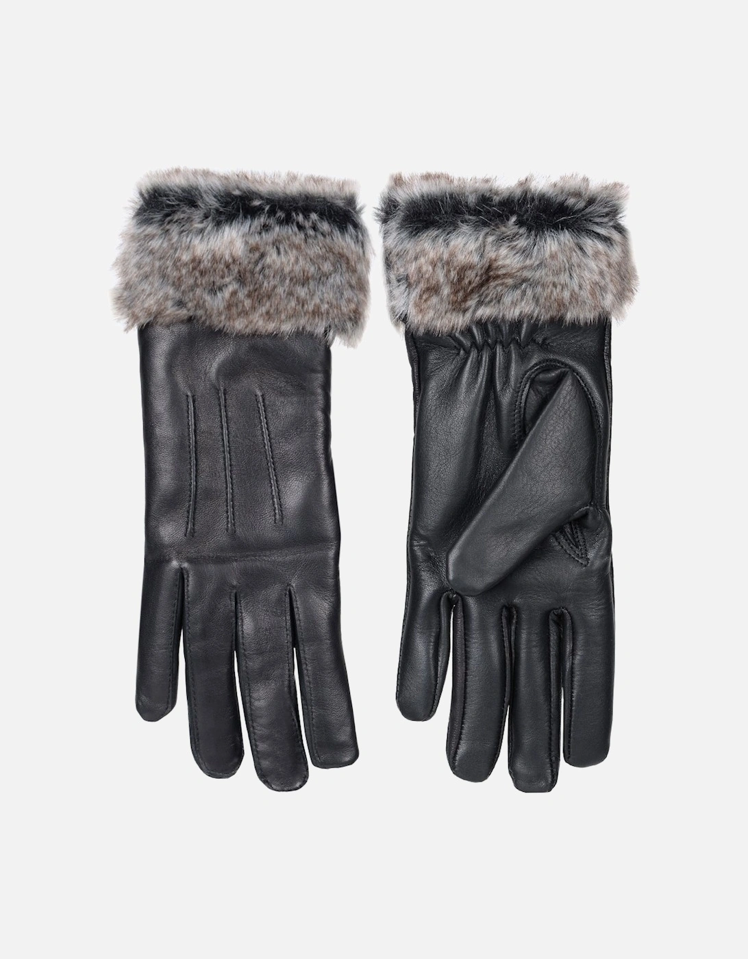 Holly Leather Trim Medium Gloves, 4 of 3