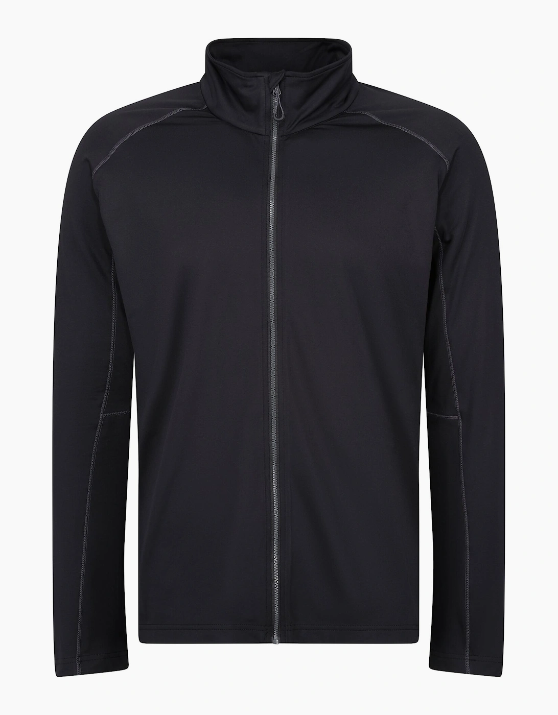 Men's Regatta Mens Core Stretch Full Zip Midlayer - Black - Size: S