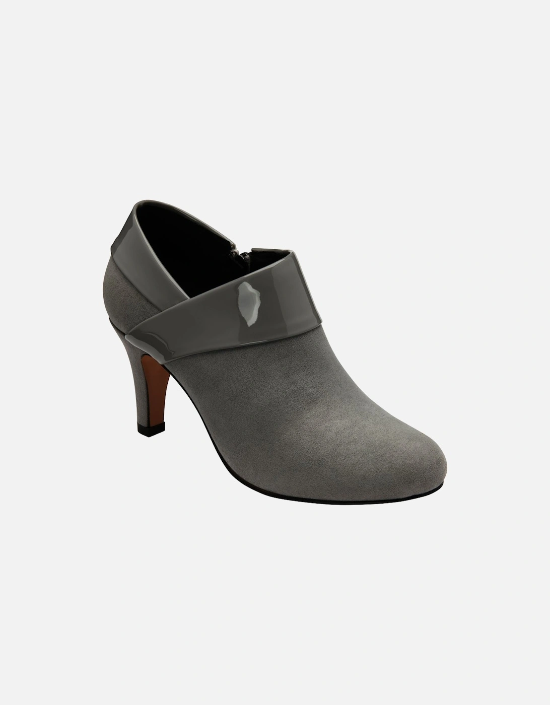 Lotus Women's Maya Womens High Cut Court Shoes - Grey Textile Paten - Size: 8